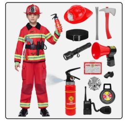 Firefighter boy, costume size small