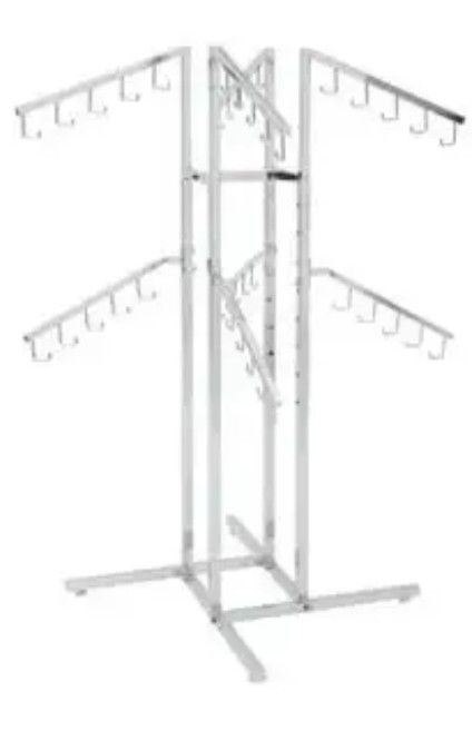 Chrome Heavy Duty Merchandise Rack with 8 racks!