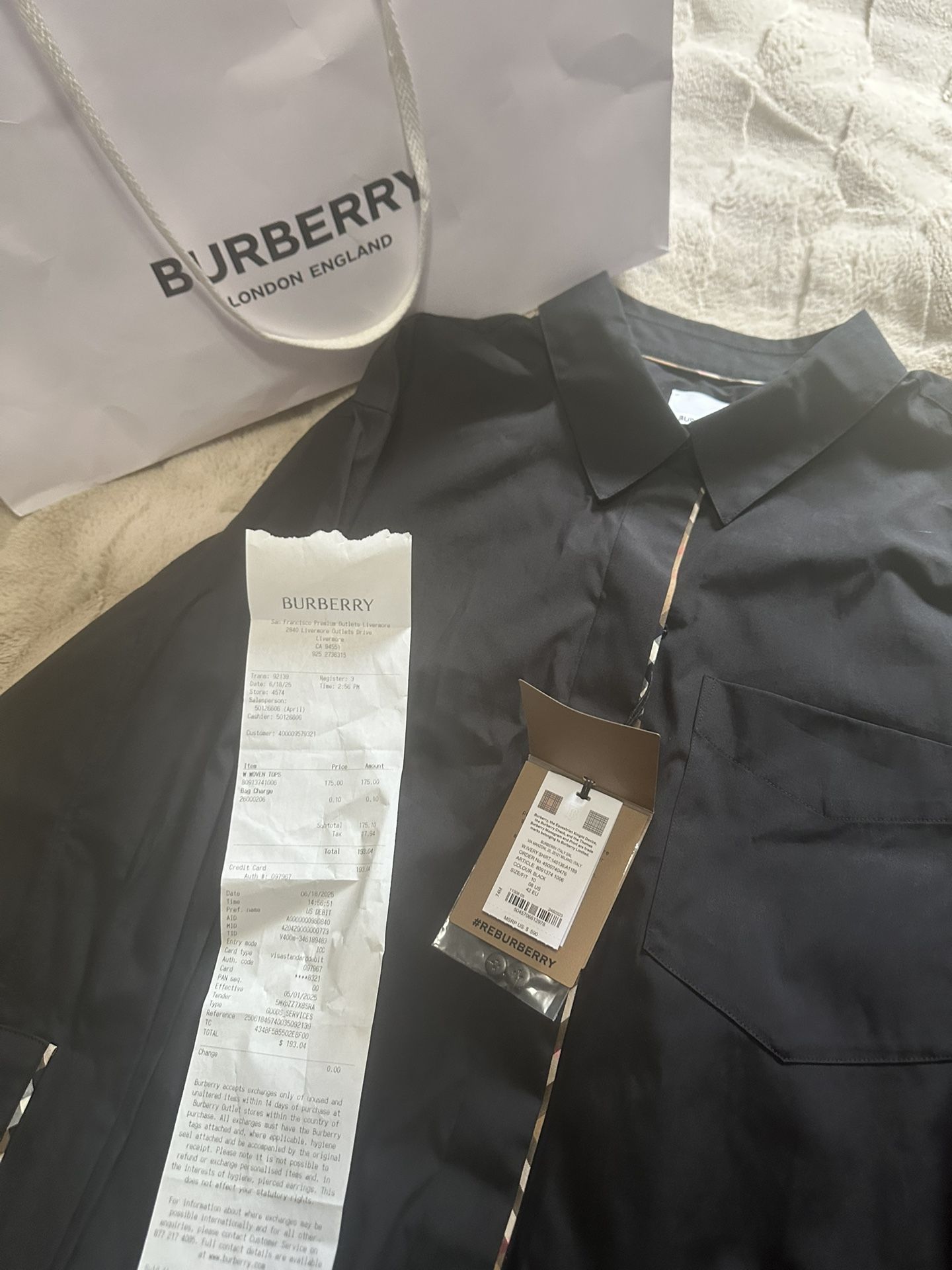 Burberry Authentic WovenTop