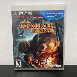 Cabela’s Dangerous Hunts 2011 PS3 Like New CIB PlayStation 3 Activision Hunting