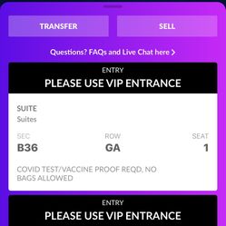 KANE BROWN VIP SUITE TICKETS 