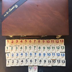 Vintage Rummy O Tile Board Game
