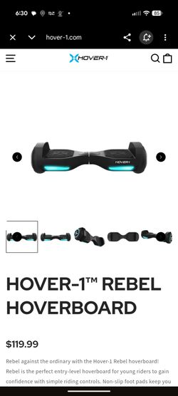 Brand new rebel one hoverboard black