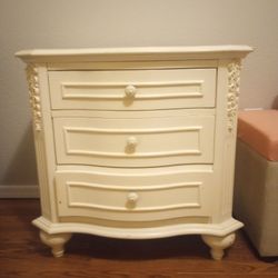 Night Stand And Wood Desk