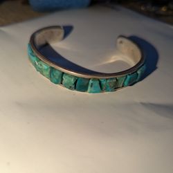 Native American Turquoise Jewelry With Stainless Steel