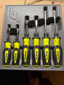 Snap on screwdriver set