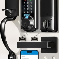 Veise VE07-H Fingerprint Smart Locks for Front Door with Handset