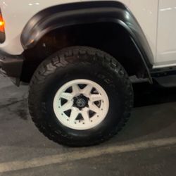 17 Inch Icon Rims Powder Coated White