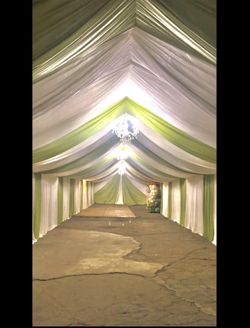 Canopy draping