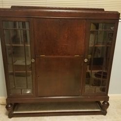 Antique  Secretary Desk/ China Cabinet