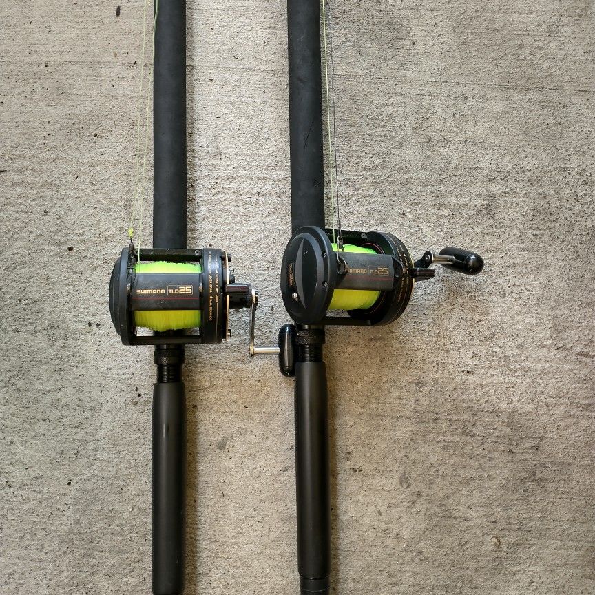Combo Two Shimano TLD 25 Reels & Star Rods 30-80lbs Line for Sale in Delray  Beach, FL - OfferUp