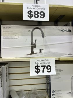 Kohler Arsdale Pull-Down Kitchen Faucet oil rubbed bronze