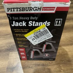 Brand New Heavy Duty Pittsburgh 3 Ton Jack Stands