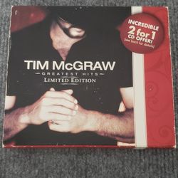 Tim McGraw Greatest Hits 1 & 2 Limited Edition CD Set 