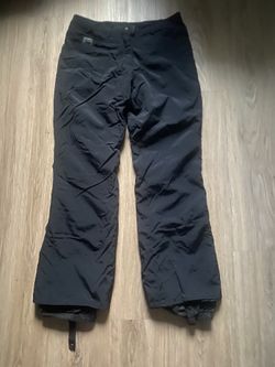 FERA Womens Black Ski Pants Size 10 Black Insulated 