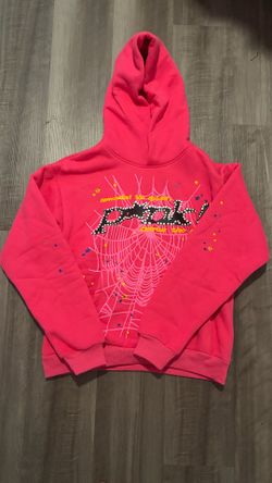 Pink spider Hoodie✅