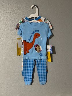 Ms. Rachel Kids Pajama Set 2 Piece Cozy Pjs, Short Sleeve & Shorts Matching 18M