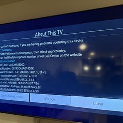 82 In Smart Tv samsung