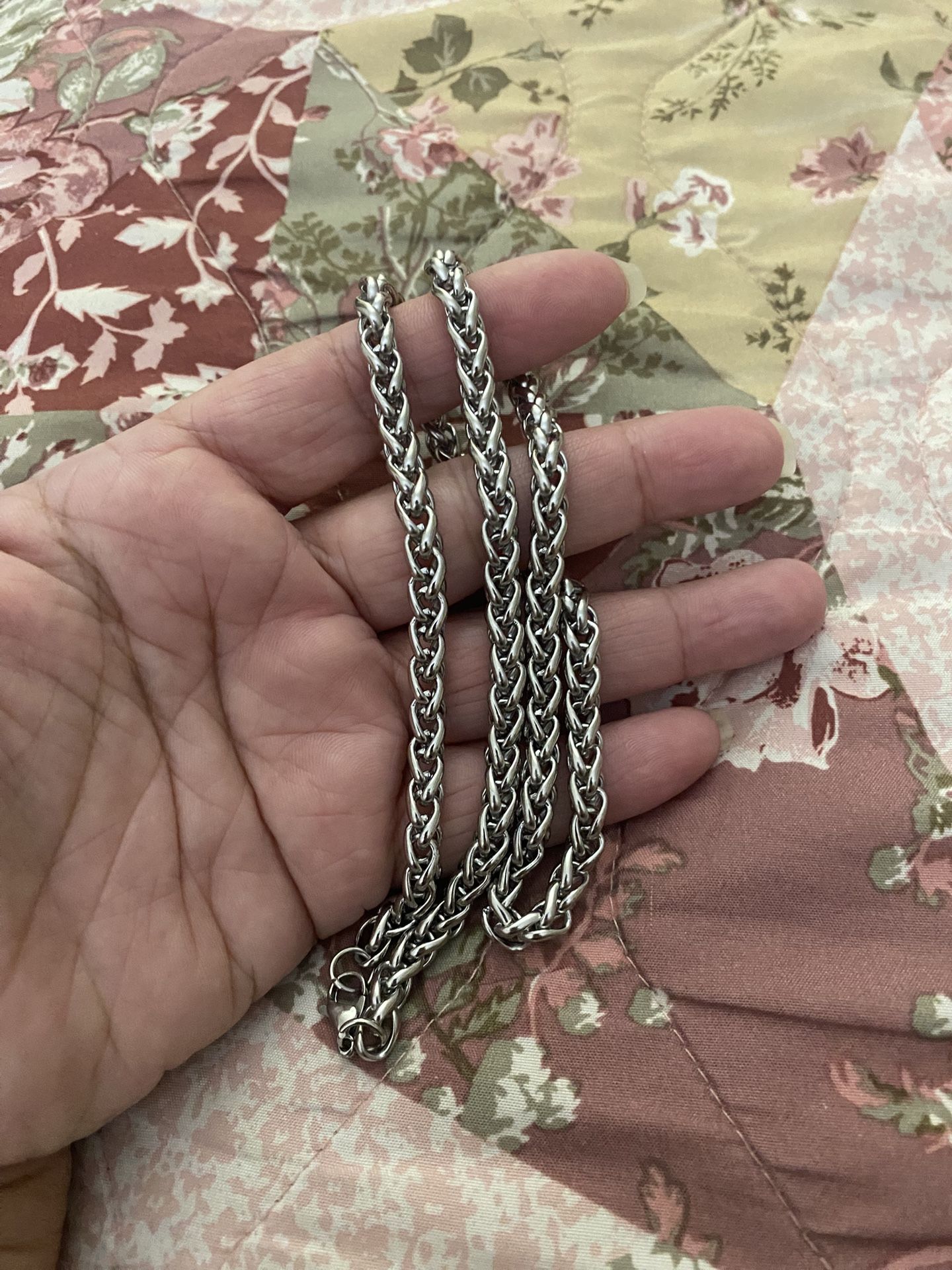 Men’s Fashion Stainless Steel Chain Necklace 20 In $32