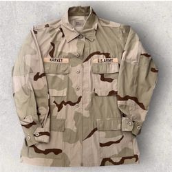 Vintage Propper Camouflage Army Jacket Medium Long BDU