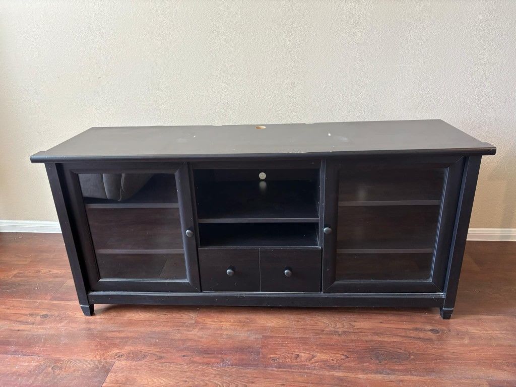 Black Low Sleek TV Stand / Media Table $50