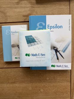Math-U-See Epsilon + Fraction Overlay Kit