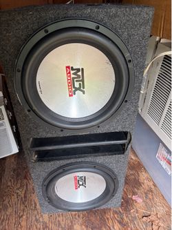 12” subs with amps