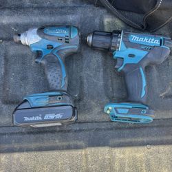 Set Of Makita Drills
