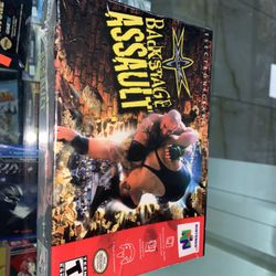 WCW Backstage Assault (Nintendo 64) N64 Brand New Factory Sealed ( Bolsa Bazaar)