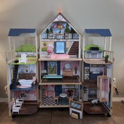 kidkraft secret reveal wooden mansion dollhouse