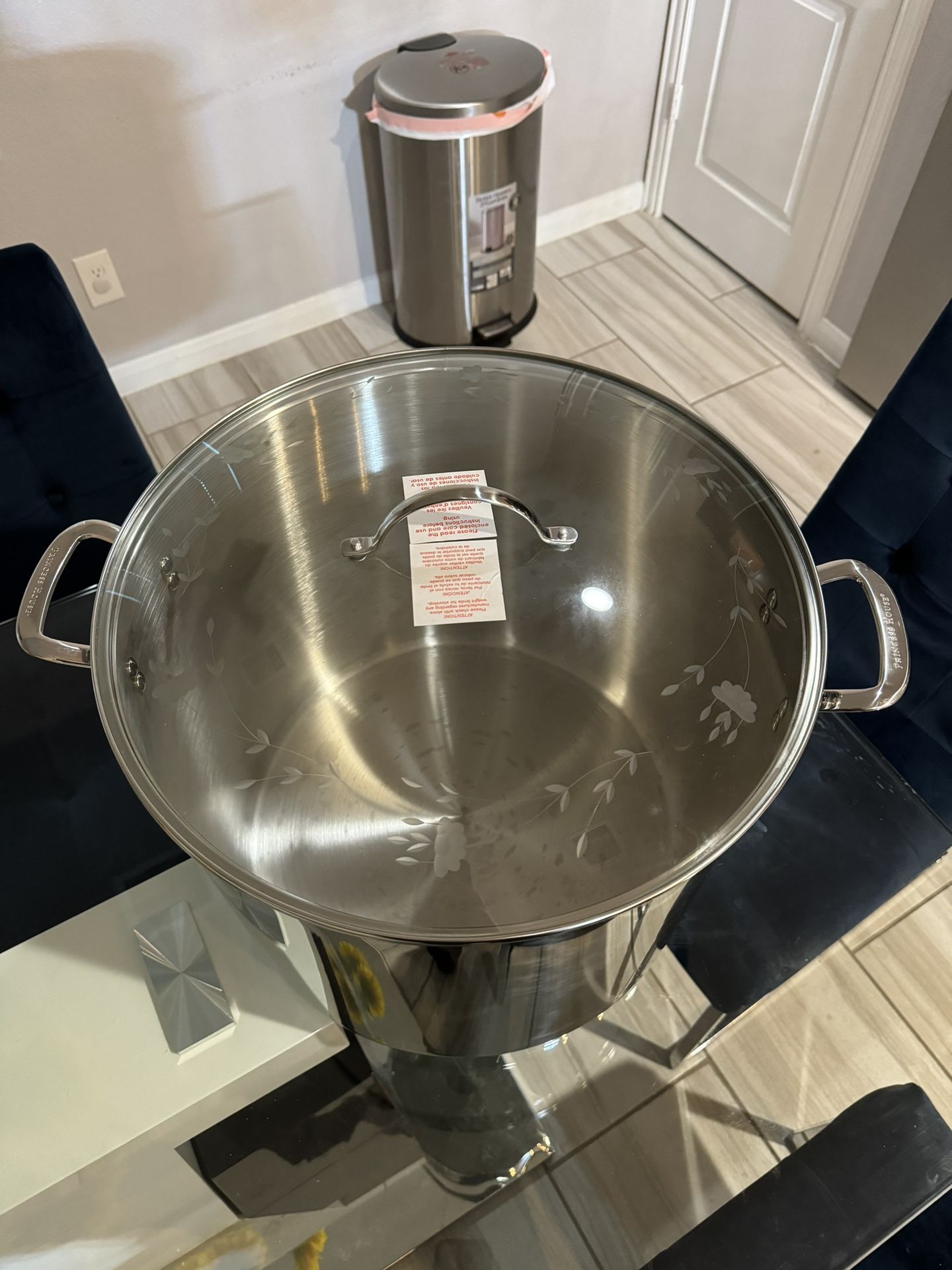 PRINCESS House Classic 50-Qt. Stockpot w/Steaming Rack 6100 NEW