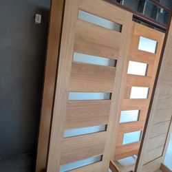 Modern Front Doors, Solid Wood