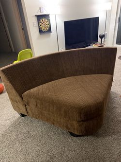 Corner of the sectional sofa couch