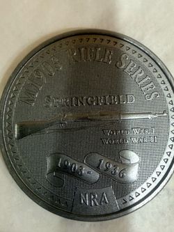 National Rifle Association - WWII - M1903 Rifles Springfield Series 1.5" Coin