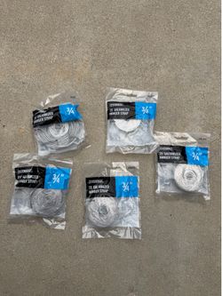 Everbilt 3/4 IN. X 25 FT. GALVANIZED STEEL HANGER STRAP 28 GA ( lot of 5)
