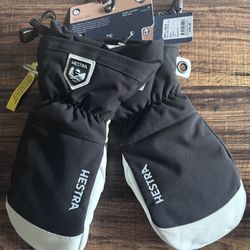 HESTRA Unisex Army Leather Heli Ski Mitt Size Large 9 Alpine Pro