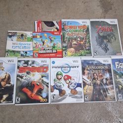 Nintendo Wii Console And Games