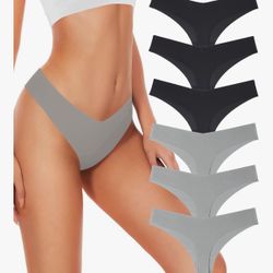 Seamless Thongs For Women V-waisted 10 Pack 