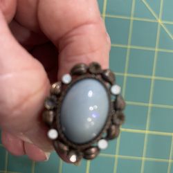 Used Fashion Jewelry Ring. With Adjustable Band.