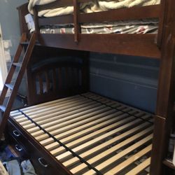 Bunk Bed With Twin And Full Size Frames