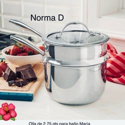 Olla para baño María de 2.75 qts nueva en su caja 🌺 princess house 🌺