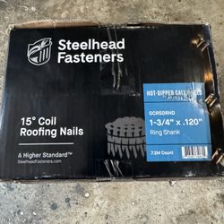 Roofing nails.  3 boxes.
