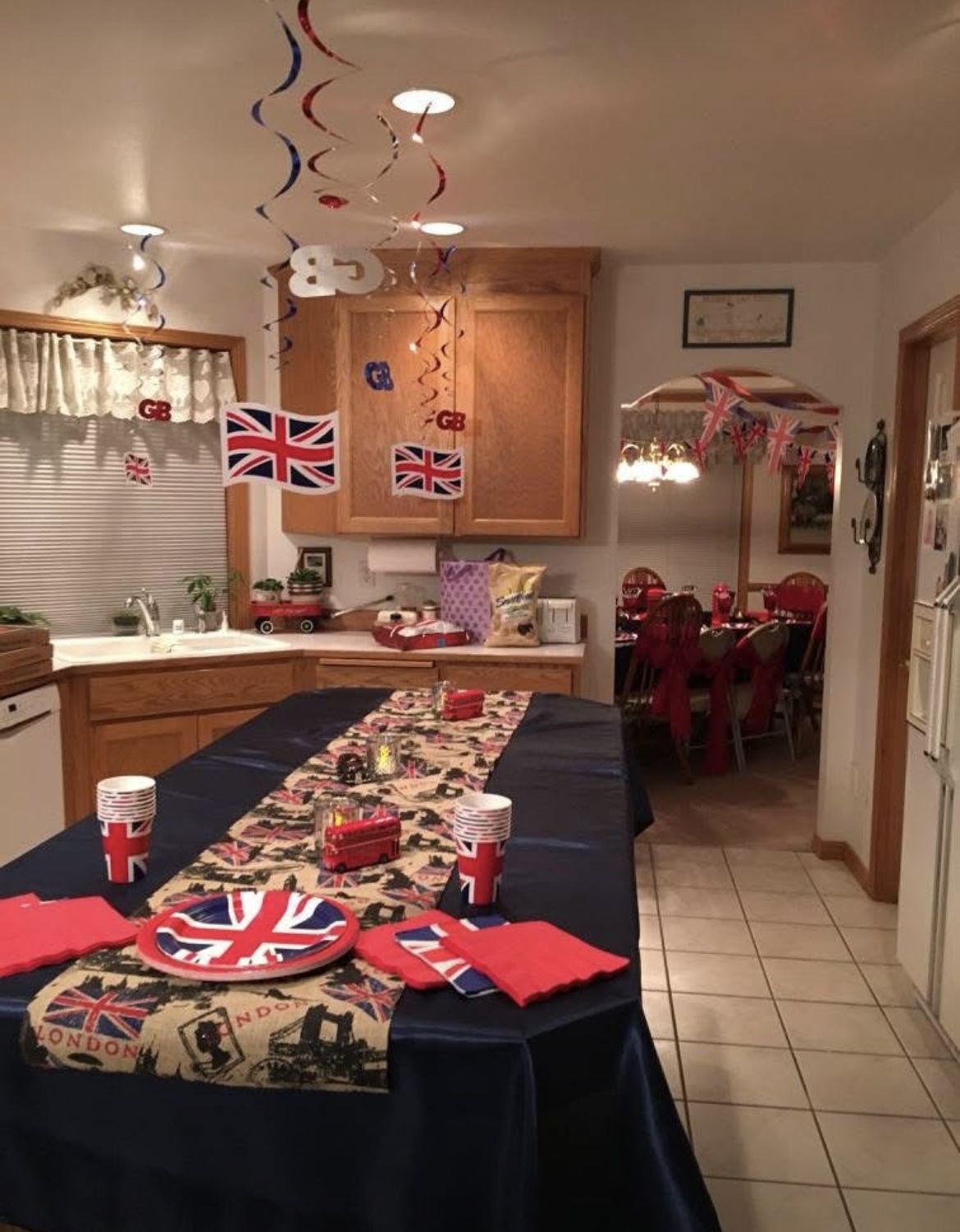 London Themed Party Decor / London Themed Decorations