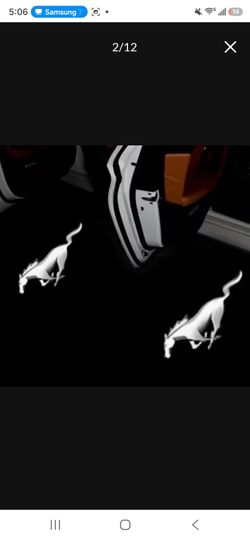 2 Mustang horse universal wireless projector door lights all pictures sold separately SHIPPING AVAILABLE