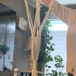 Handmade Macrame Plant For Large Pot.
