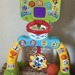 B toys wooden activity cube