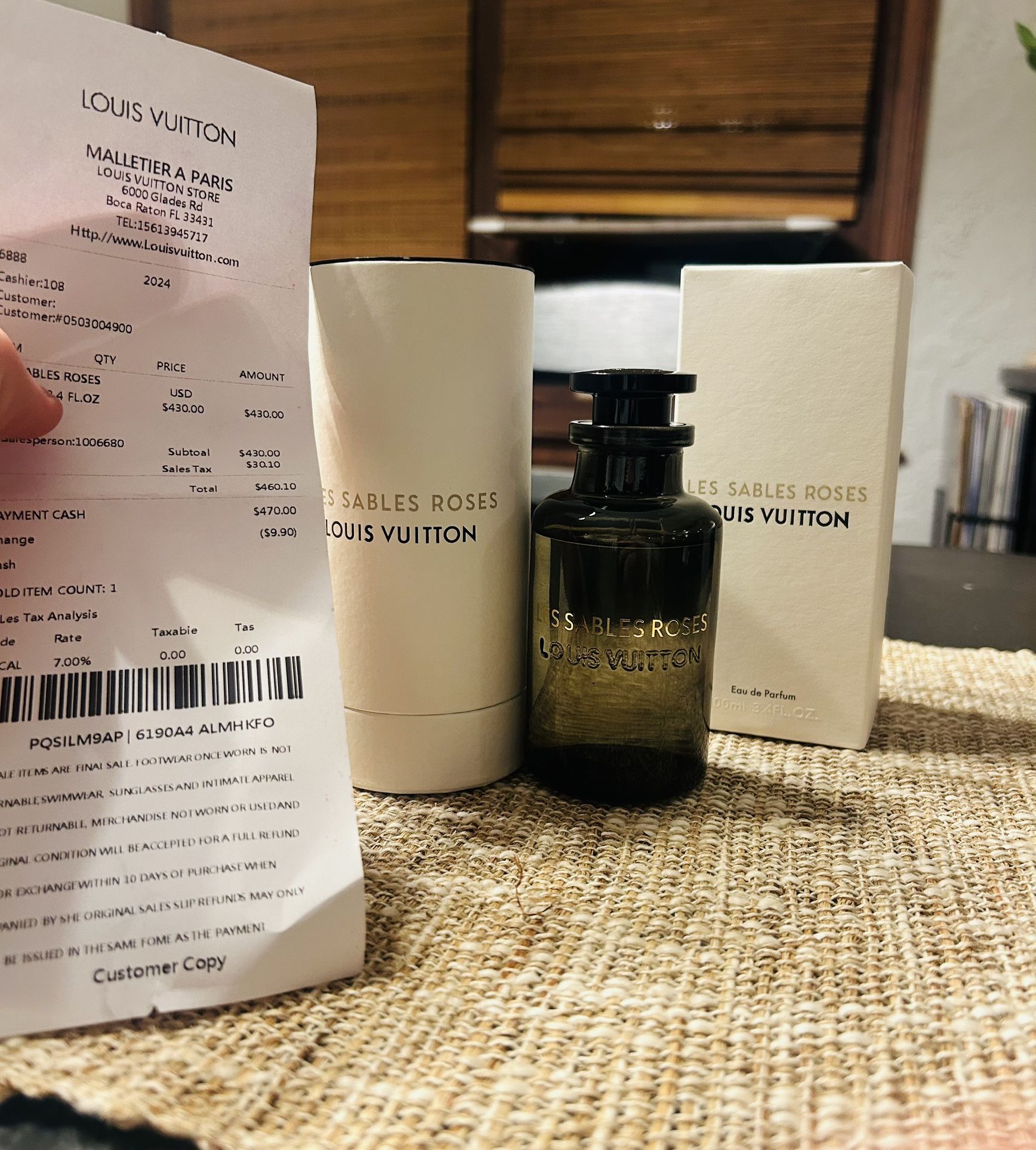 Loui V Sabel rose inspired Parfume brand new