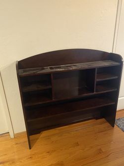 Desk With Back frame/bookshelf
