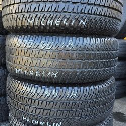4 USED TIRES 275/65R18 MICHELIN LTX AT2 w/80% Thread All 4 Installed $350