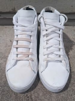adidas-(WMNS) adidas Sleek Mid 'Triple White' Size 6.5